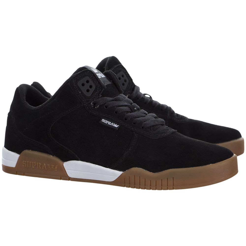 Baskets Basses Supra Ellington Noir Black/Gum Homme | EHZ-78570587